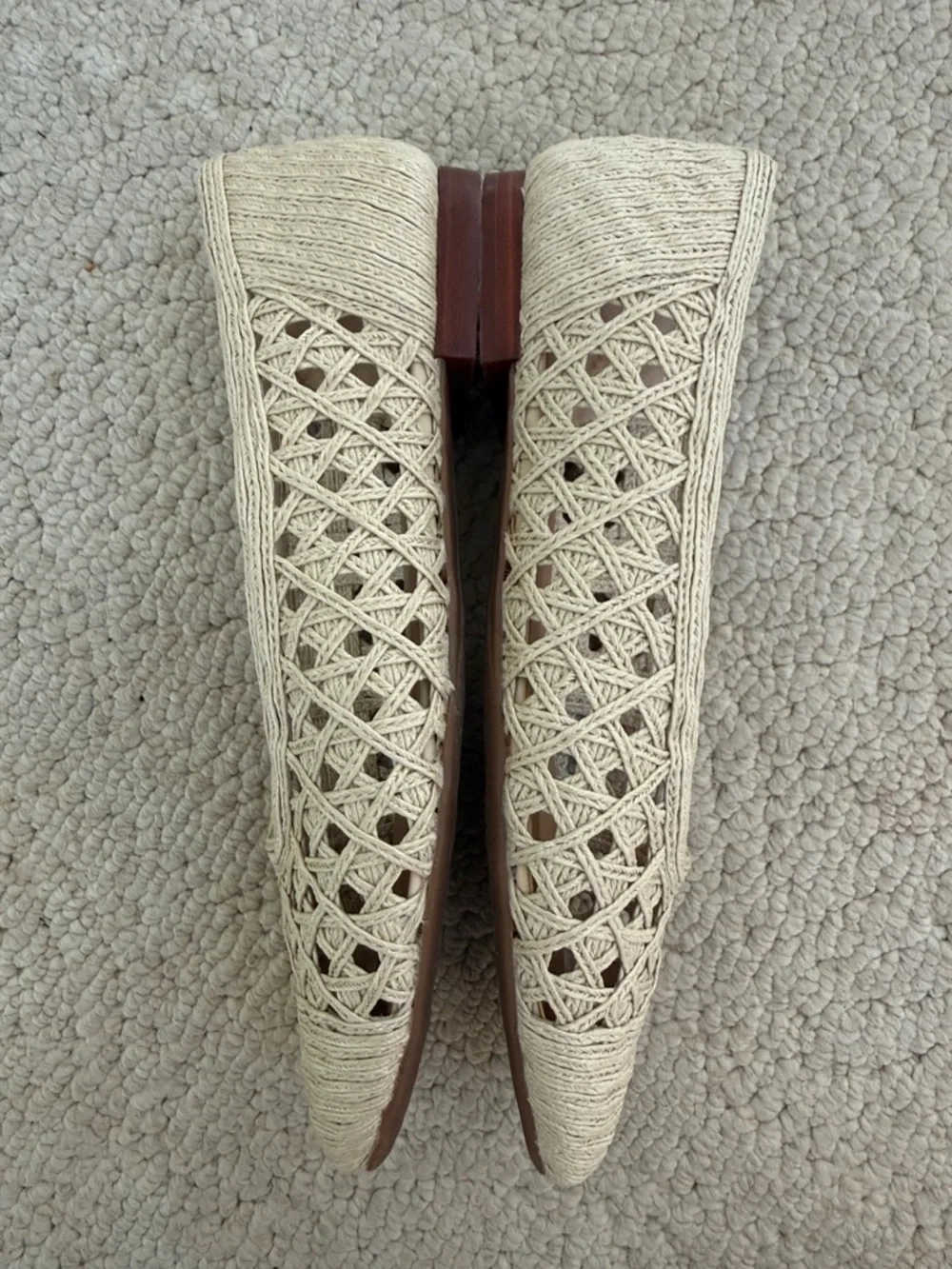Aerosoles Arno Raffia Ballet Flat Natural Womens size 9 - Picture 11 of 16